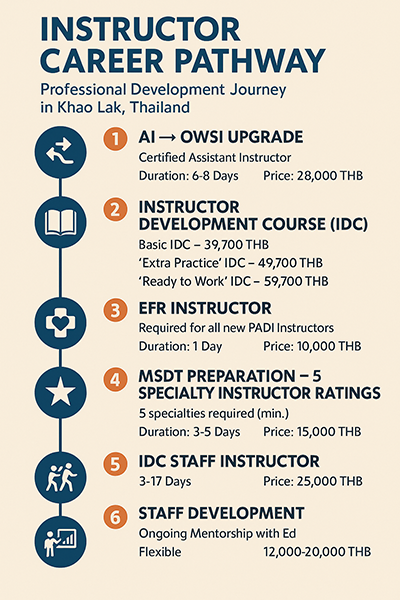 Diving Instructor Career Pathway