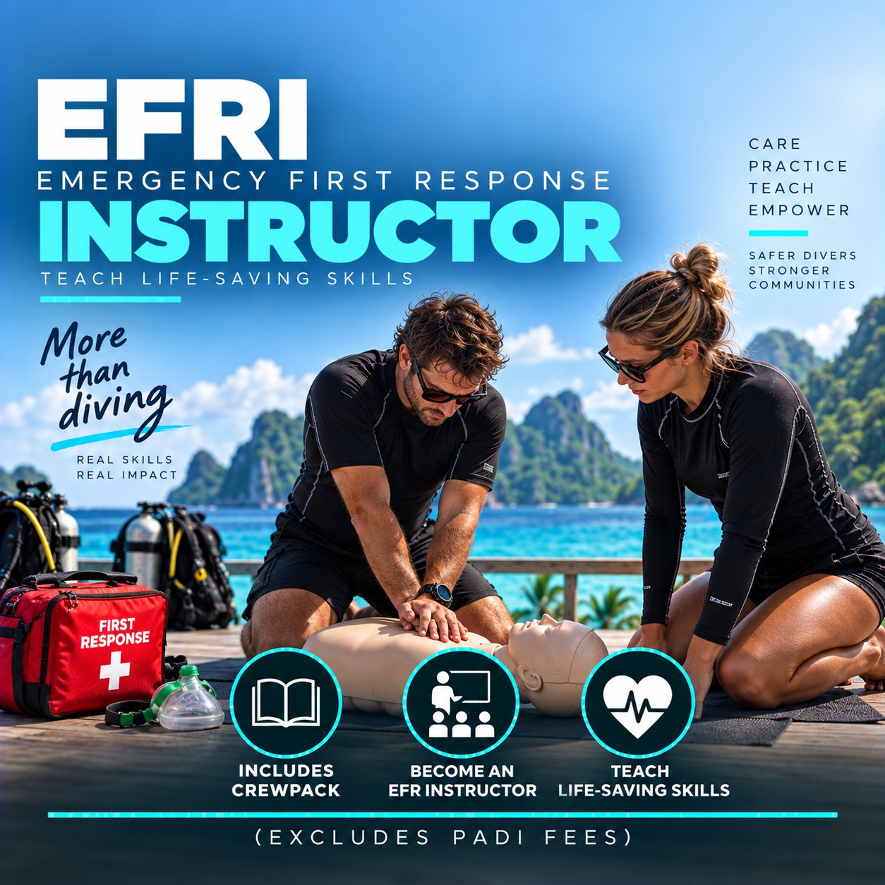 Emergency First Response Instructor course in Khao Lak