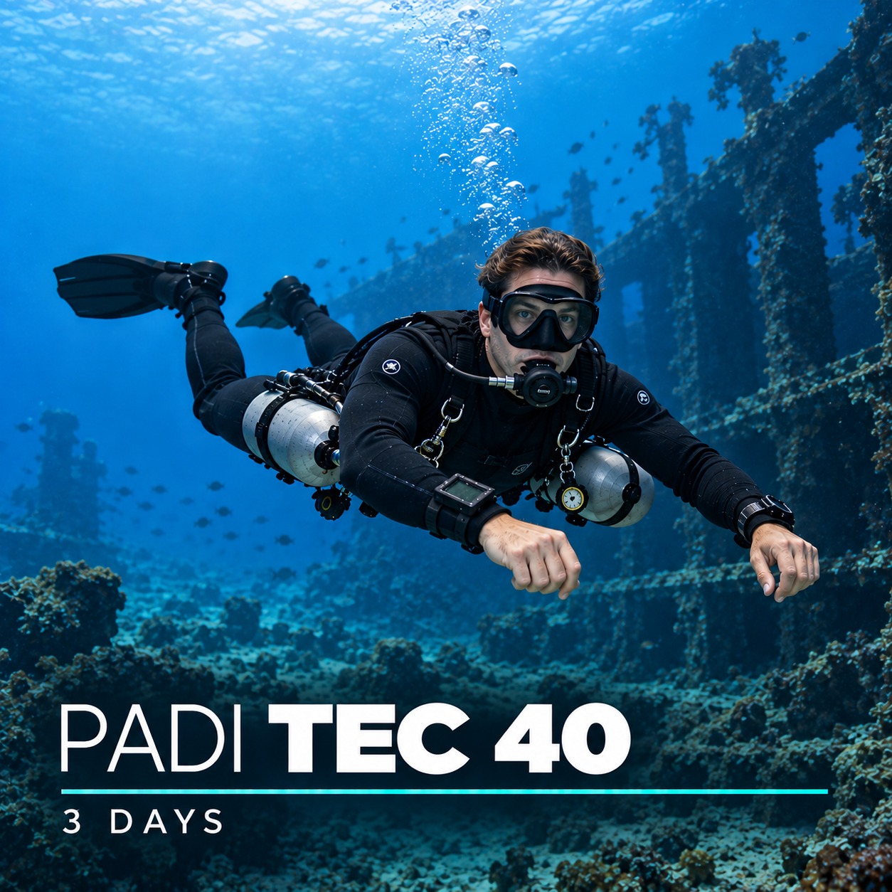 PADI Tec 40 technical diving course in Khao Lak